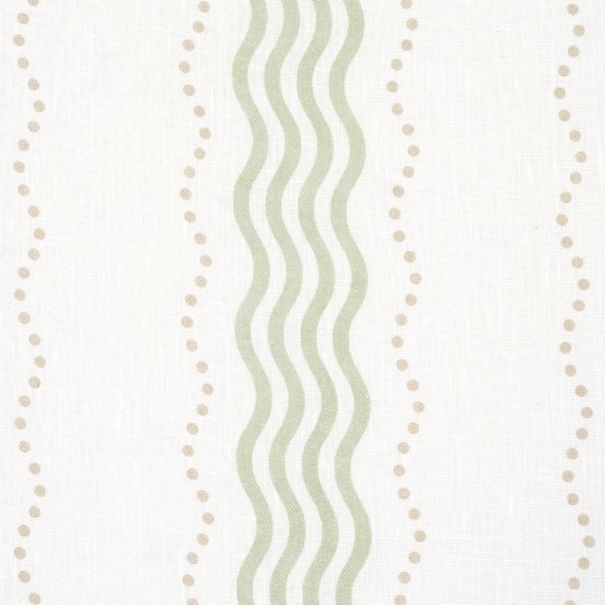 Schumacher Margot Linen Sheer Green Fabric