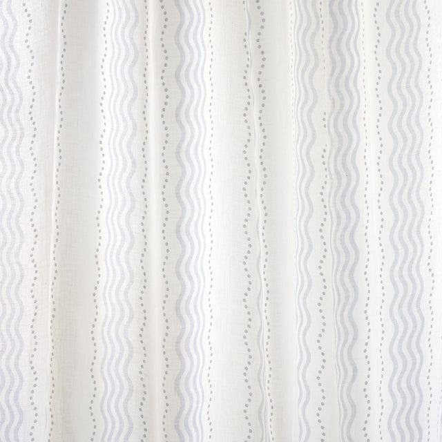 Schumacher Margot Linen Sheer Blue Fabric