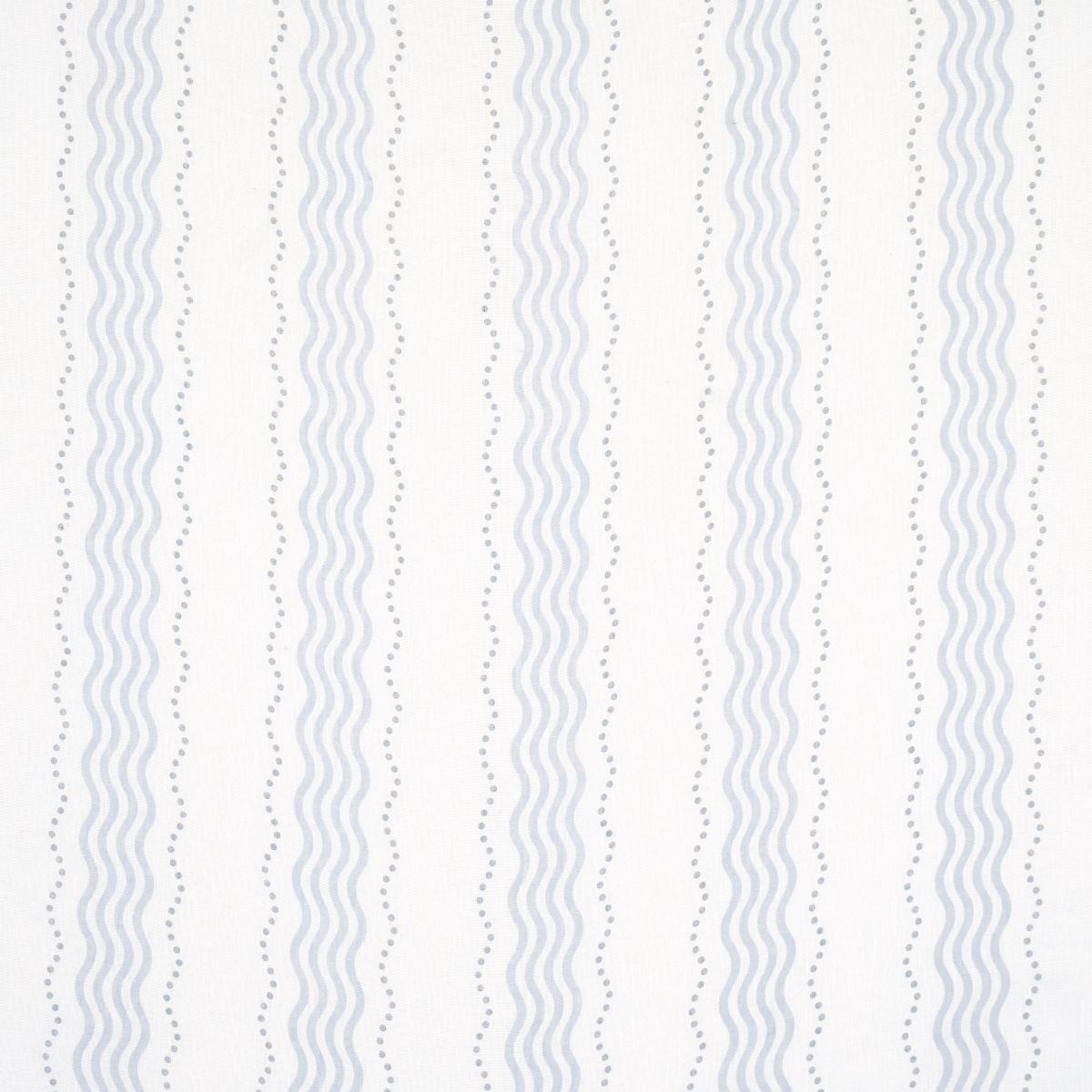 Schumacher Margot Linen Sheer Blue Fabric