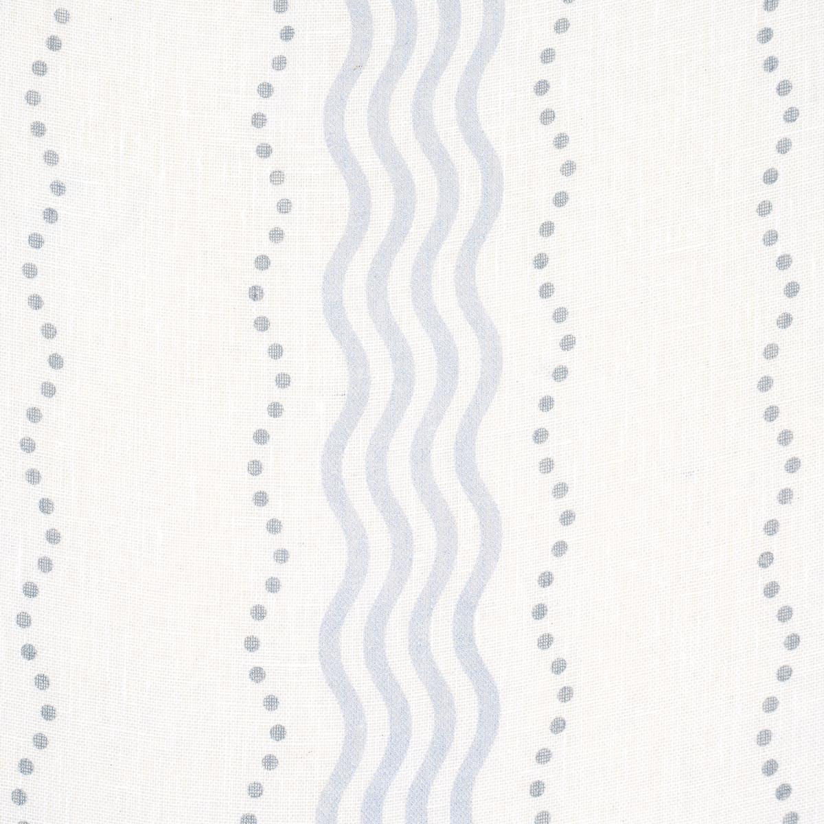 Schumacher Margot Linen Sheer Blue Fabric