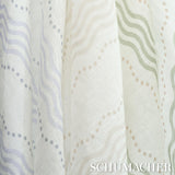 Schumacher Margot Linen Sheer Blue Fabric