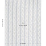 Schumacher Eddie Woven Hand Block Print Blue Fabric