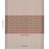 Schumacher Terry Red & Navy Fabric