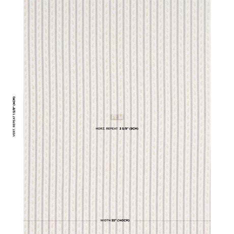 Schumacher Eddie Woven Hand Block Print Yellow Fabric