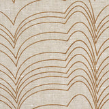 Schumacher Richter Linen Print Neutral Fabric