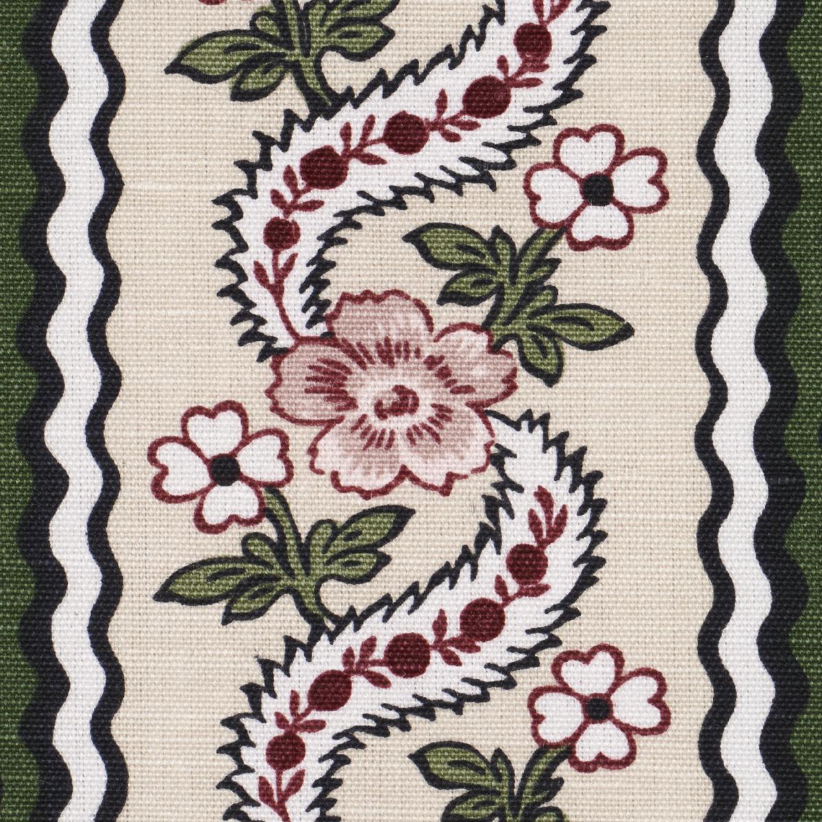 Schumacher Serena Garland Rose Fabric