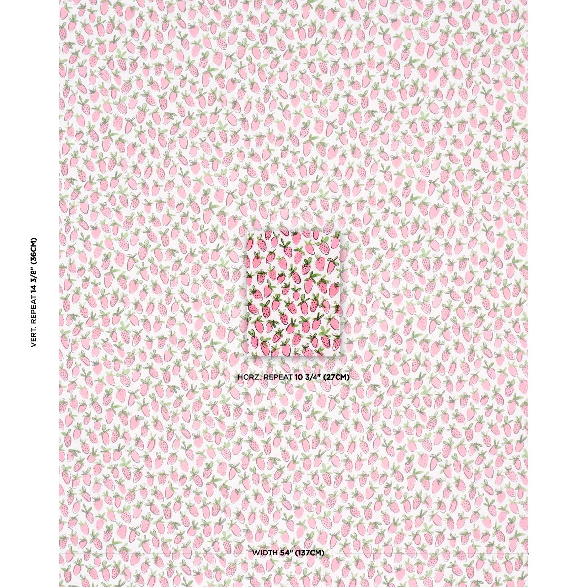 Schumacher Shortcake Indoor/Outdoor Pink Fabric