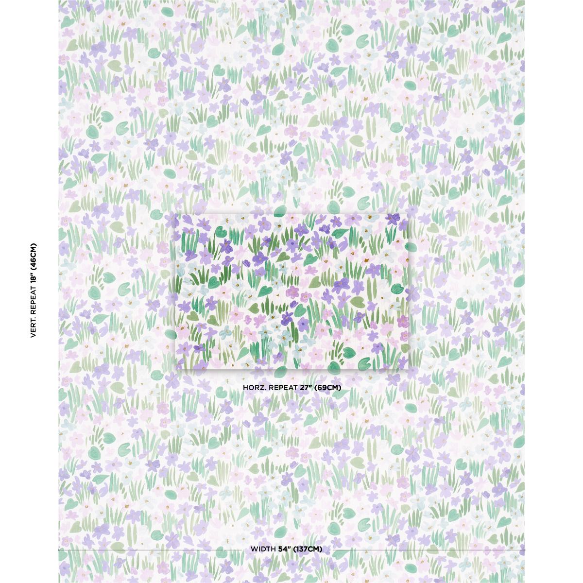 Schumacher Sweet Violette Indoor/Outdoor Pink Fabric