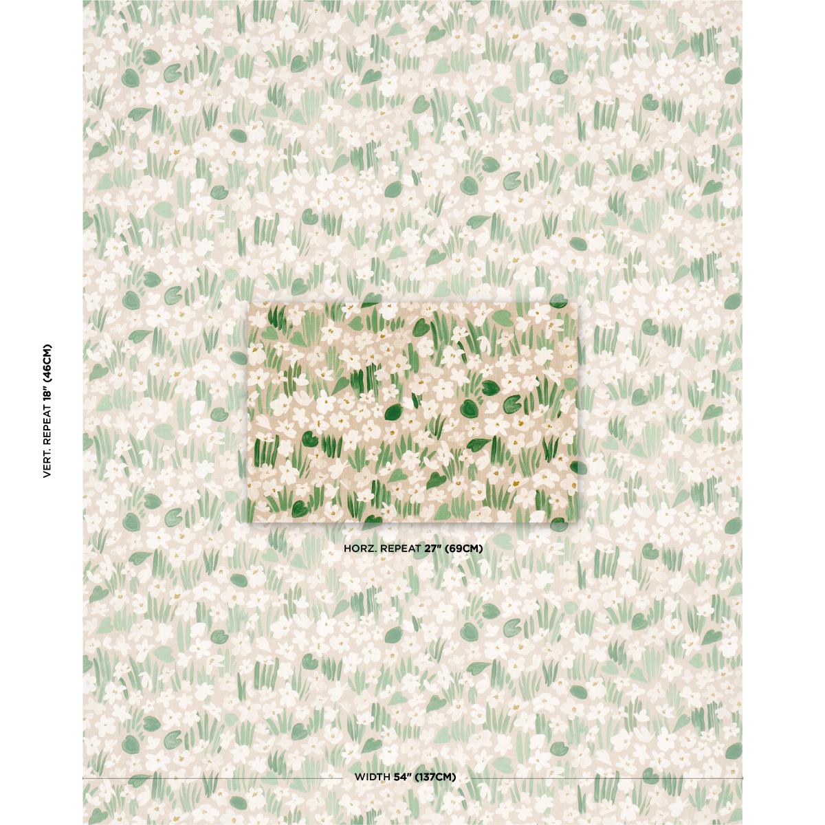 Schumacher Sweet Violette Indoor/Outdoor Neutral Fabric