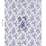 Schumacher Sibyl Chintz Blue Fabric