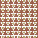 Schumacher Pennant Terracotta Fabric