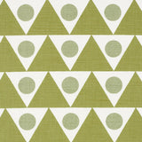 Schumacher Pennant Green Fabric