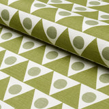 Schumacher Pennant Green Fabric