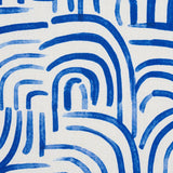 Schumacher Backdrop X Schumacher New Beat Bright Blue Fabric