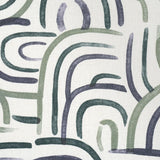 Schumacher Backdrop X Schumacher New Beat Blue & Green Fabric