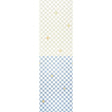Schumacher Backdrop X Schumacher Gambit Panel Sand & Soft Blue Wallpaper