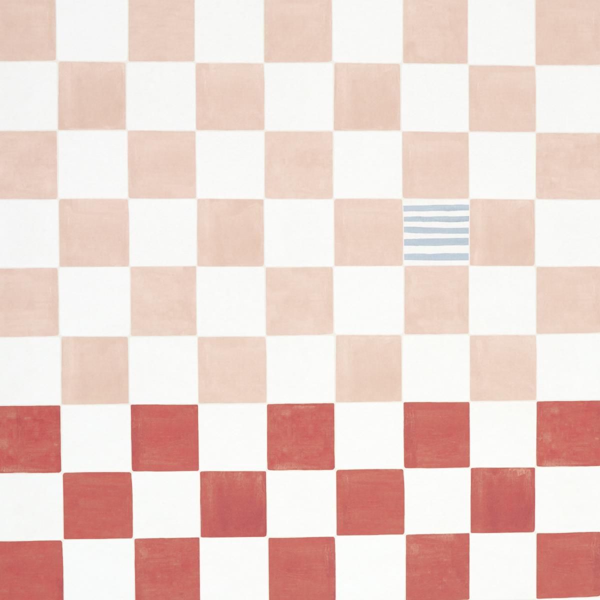 Schumacher Backdrop X Schumacher Gambit Panel Earthy Pink & Red Wallpaper