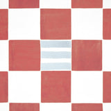 Schumacher Backdrop X Schumacher Gambit Panel Earthy Pink & Red Wallpaper