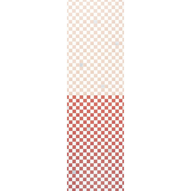 Schumacher Backdrop X Schumacher Gambit Panel Earthy Pink & Red Wallpaper