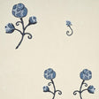 Schumacher Backdrop X Schumacher Rhinestone Cowboy Navy Wallpaper