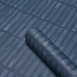 Schumacher Backdrop X Schumacher Wabi-Sabi Dark Blue Wallpaper