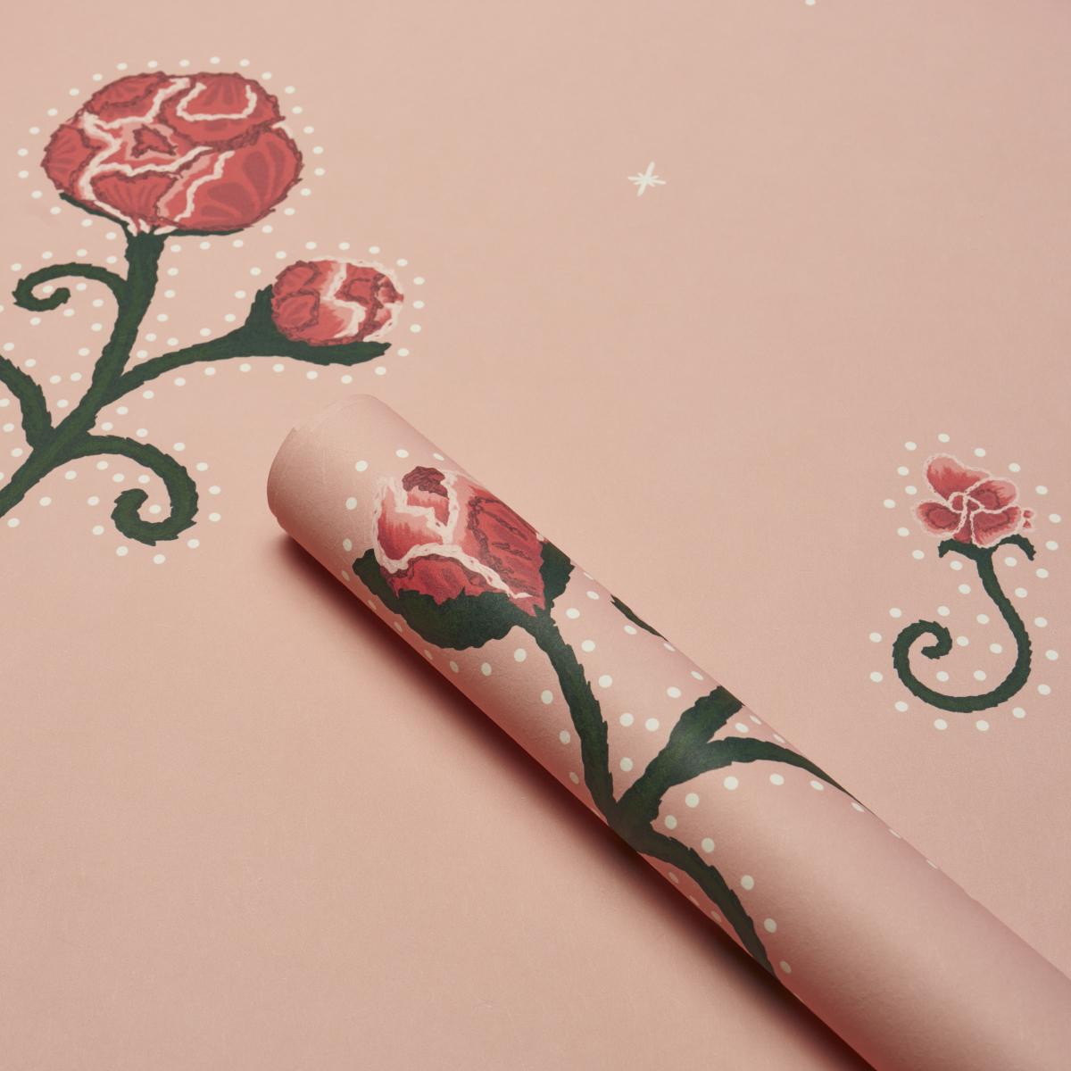 Schumacher Backdrop X Schumacher Rhinestone Cowboy Pink Wallpaper