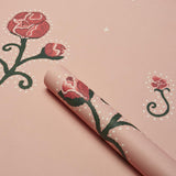 Schumacher Backdrop X Schumacher Rhinestone Cowboy Pink Wallpaper