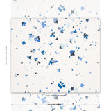 Schumacher Backdrop X Schumacher Fairfarren Clean Blue Wallpaper