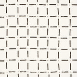 Schumacher Drifting Grid Black Wallpaper