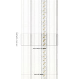 Schumacher Serena Stripe Ochre Wallpaper