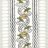 Schumacher Serena Stripe Ochre Wallpaper