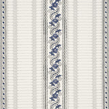 Schumacher Serena Stripe Blue Wallpaper