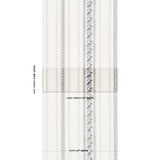 Schumacher Serena Stripe Blue Wallpaper