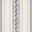 Schumacher Serena Stripe Blue Wallpaper