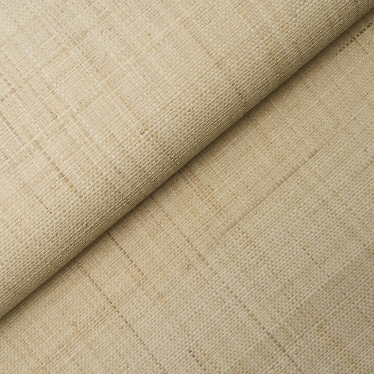 Schumacher Blonde Raffia Wheat Wallpaper
