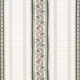 Schumacher Serena Stripe Rose Wallpaper