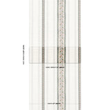 Schumacher Serena Stripe Rose Wallpaper