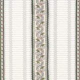 Schumacher Serena Stripe Rose Wallpaper
