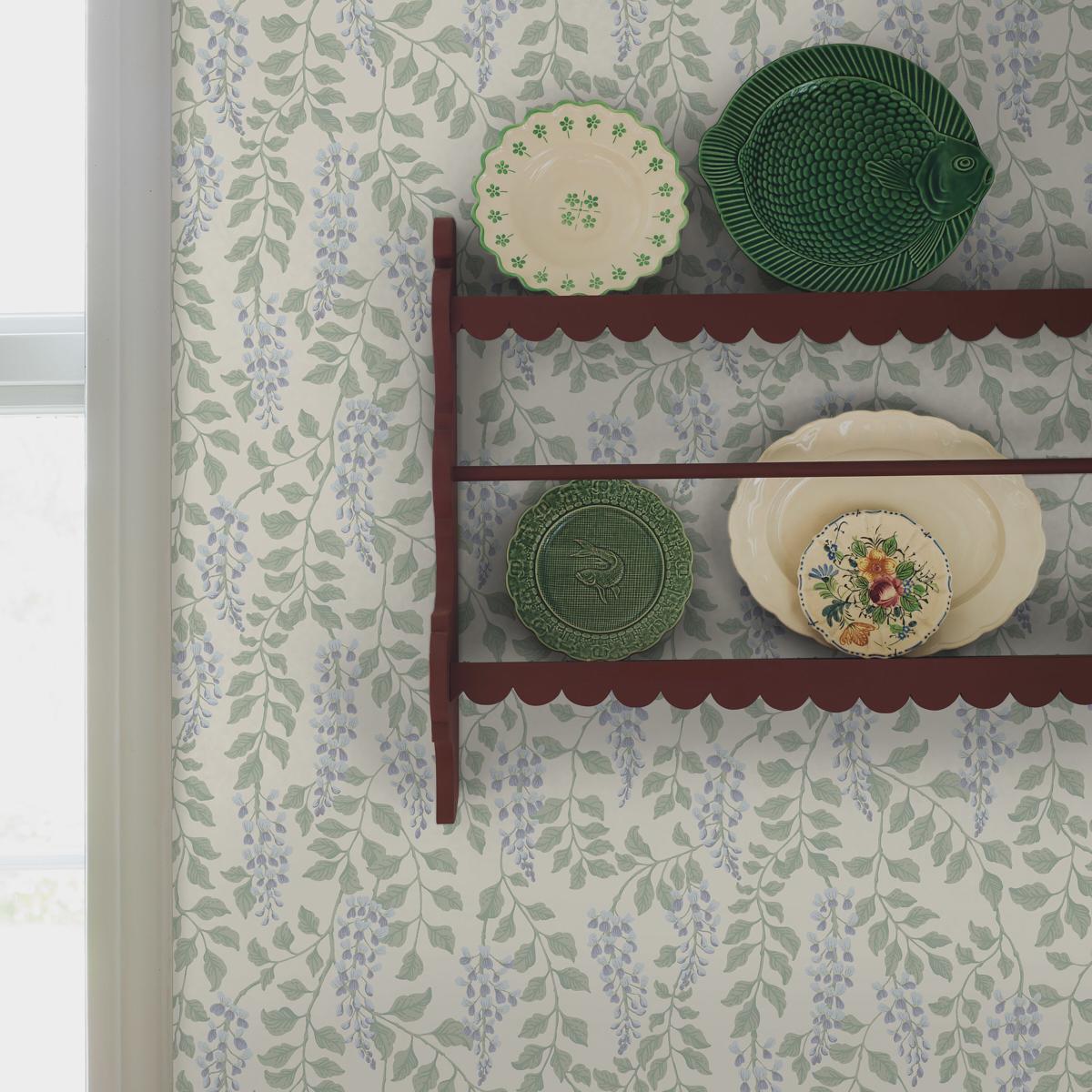 Borastapeter Blregn Lilac Wallpaper