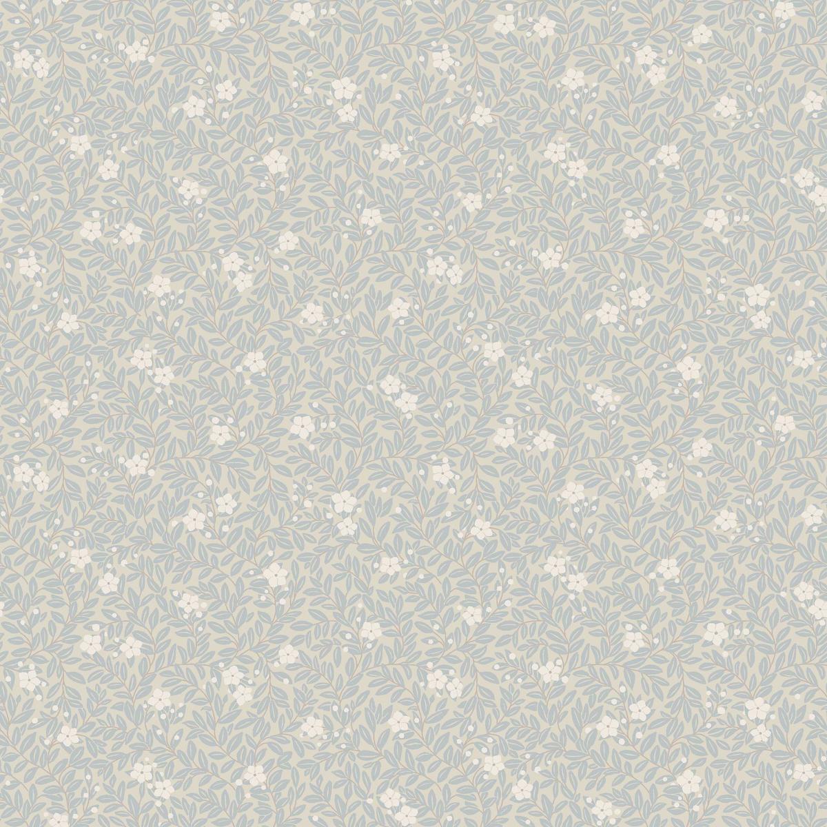 Borastapeter Myrten Blue Wallpaper