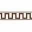 Schumacher Brown Greek Key Embroidered Tape
