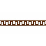 Schumacher Brown Greek Key Embroidered Tape