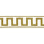 Schumacher Gold Greek Key Embroidered Tape