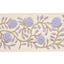 Schumacher Lilac & Cream Ashoka Tape