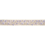 Schumacher Lilac & Cream Ashoka Tape