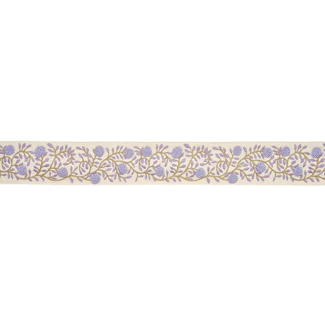 Schumacher Lilac & Cream Ashoka Tape
