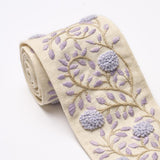 Schumacher Lilac & Cream Ashoka Tape