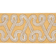 Schumacher Maize Freeform Embroidered Tape