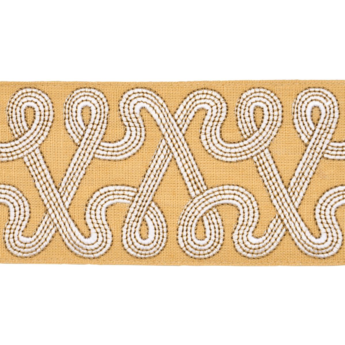 Schumacher Maize Freeform Embroidered Tape