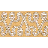 Schumacher Maize Freeform Embroidered Tape